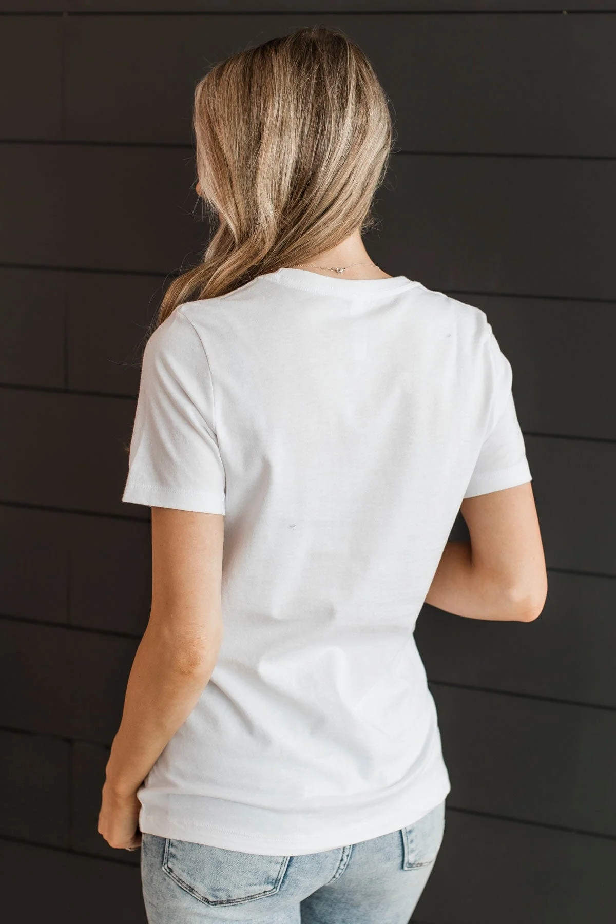 "Hello Spring" Graphic Tee- White - Image 7