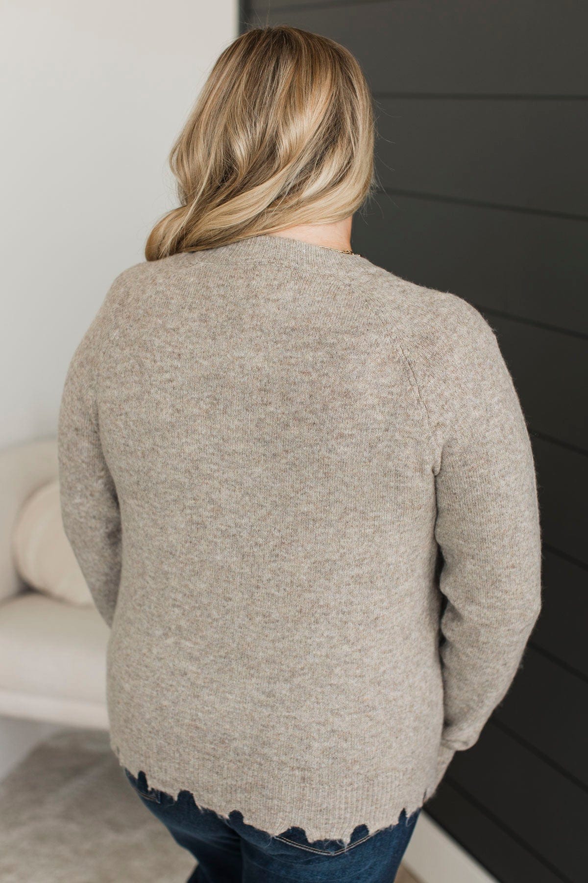 Hold On To Forever Knit Sweater- Mushroom - Image 7