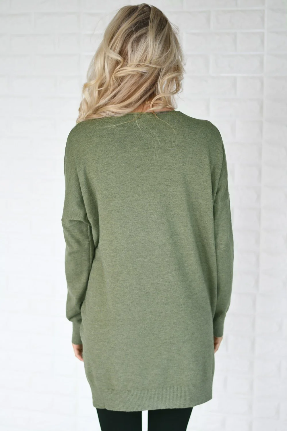 Hold On To Me Sweater ~ Light Olive - Image 6