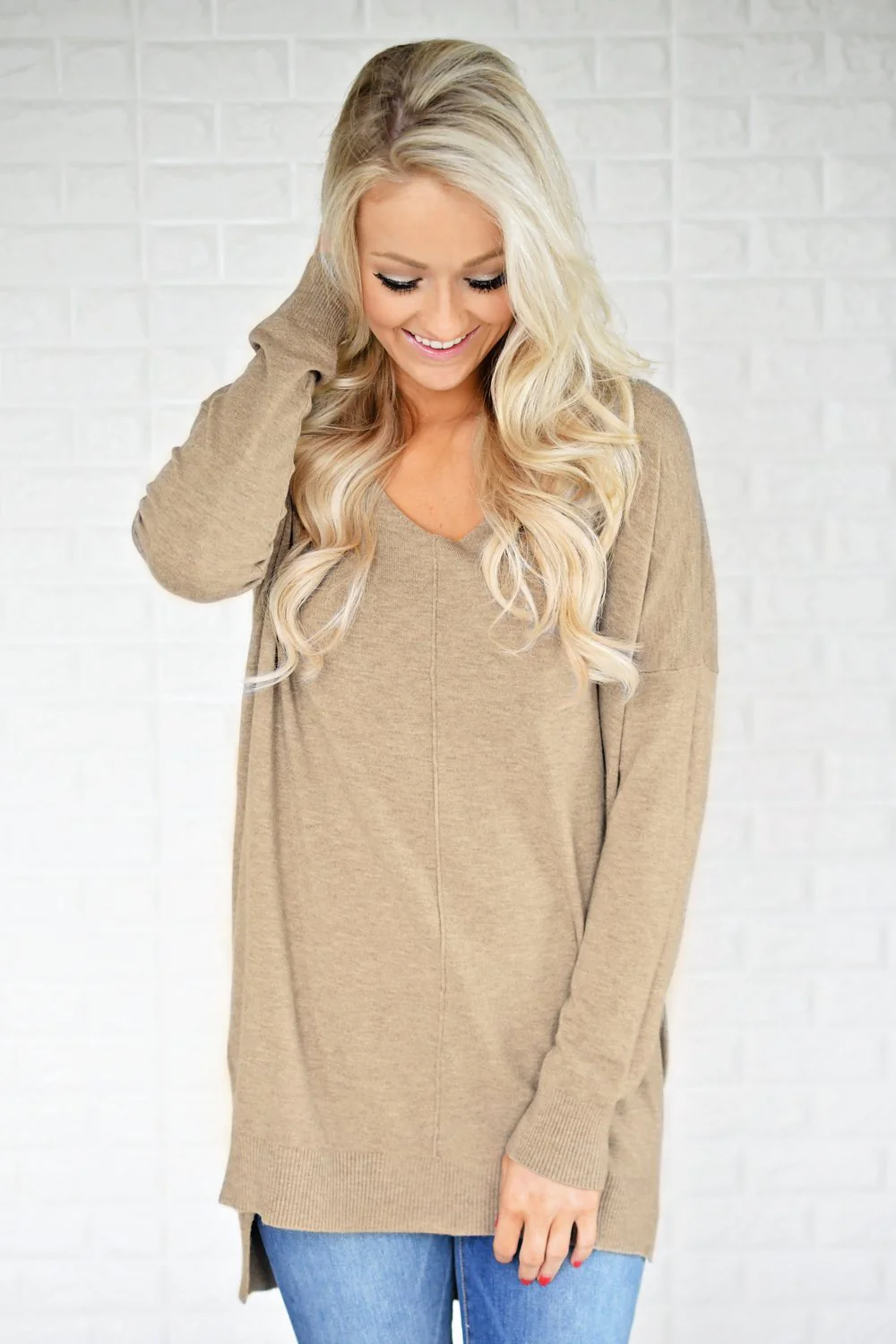 Hold On To Me Sweater ~ Mocha - Image 2