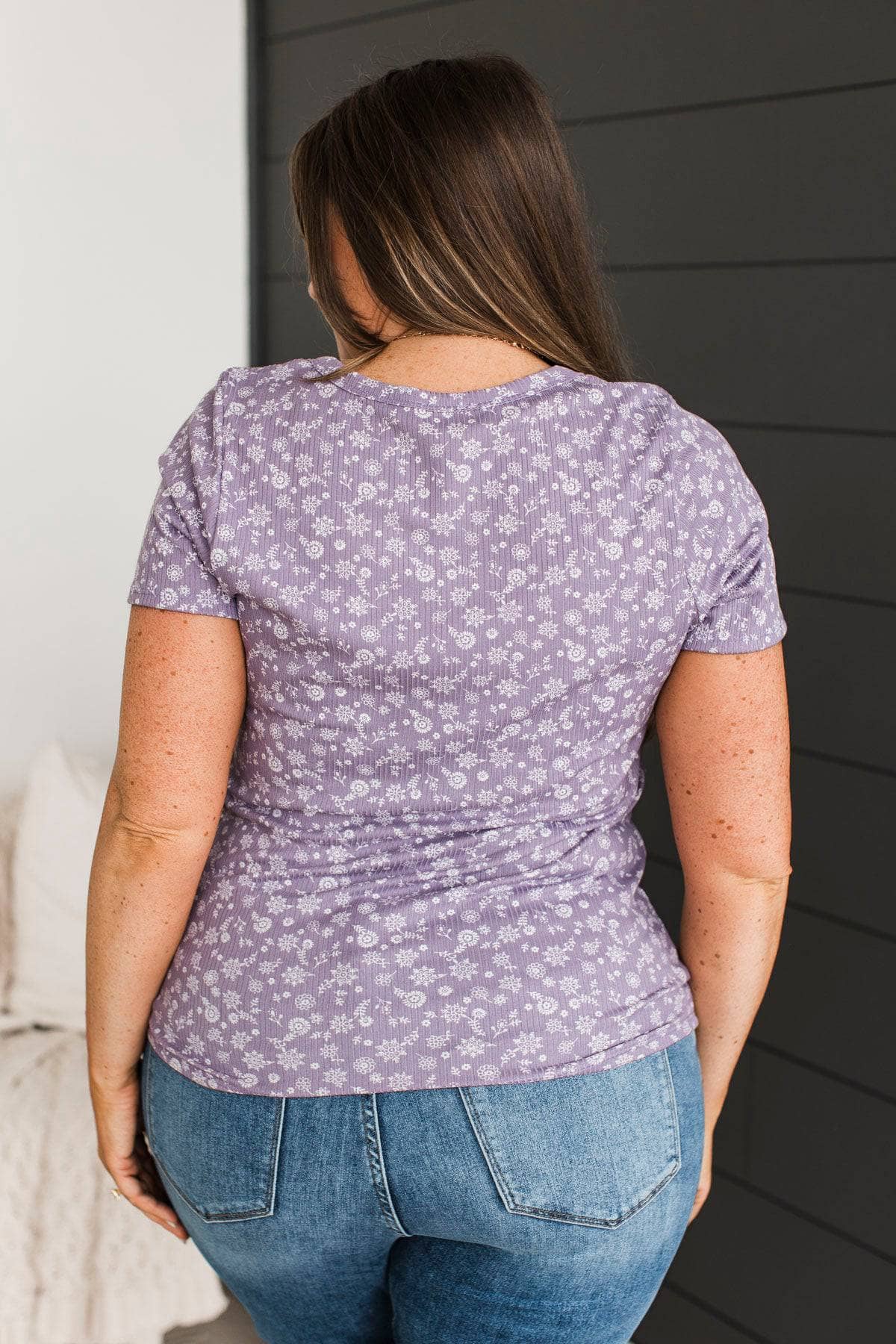Hold Out Your Hand Floral Top- Lavender - Image 8