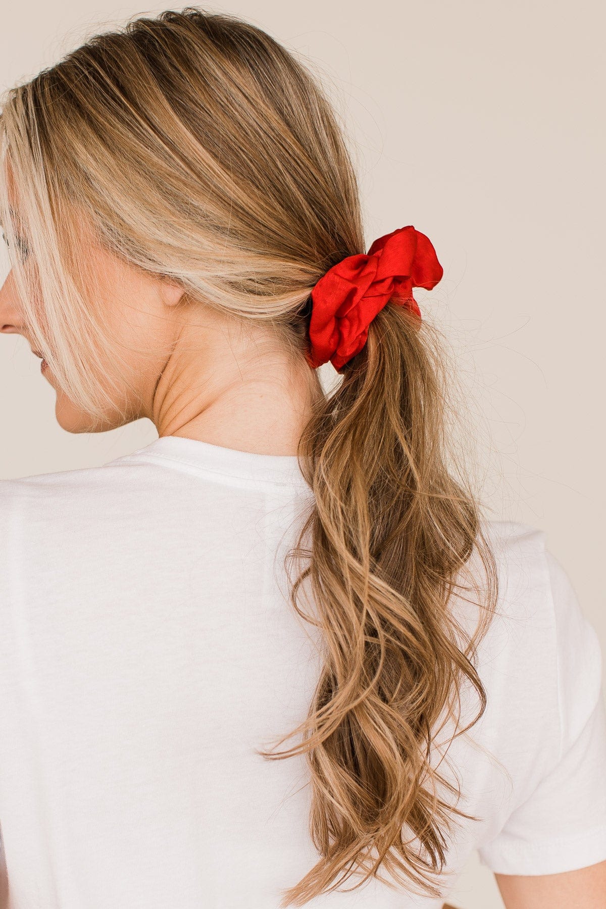 Holiday Cheer Scrunchie- Red - Image 2