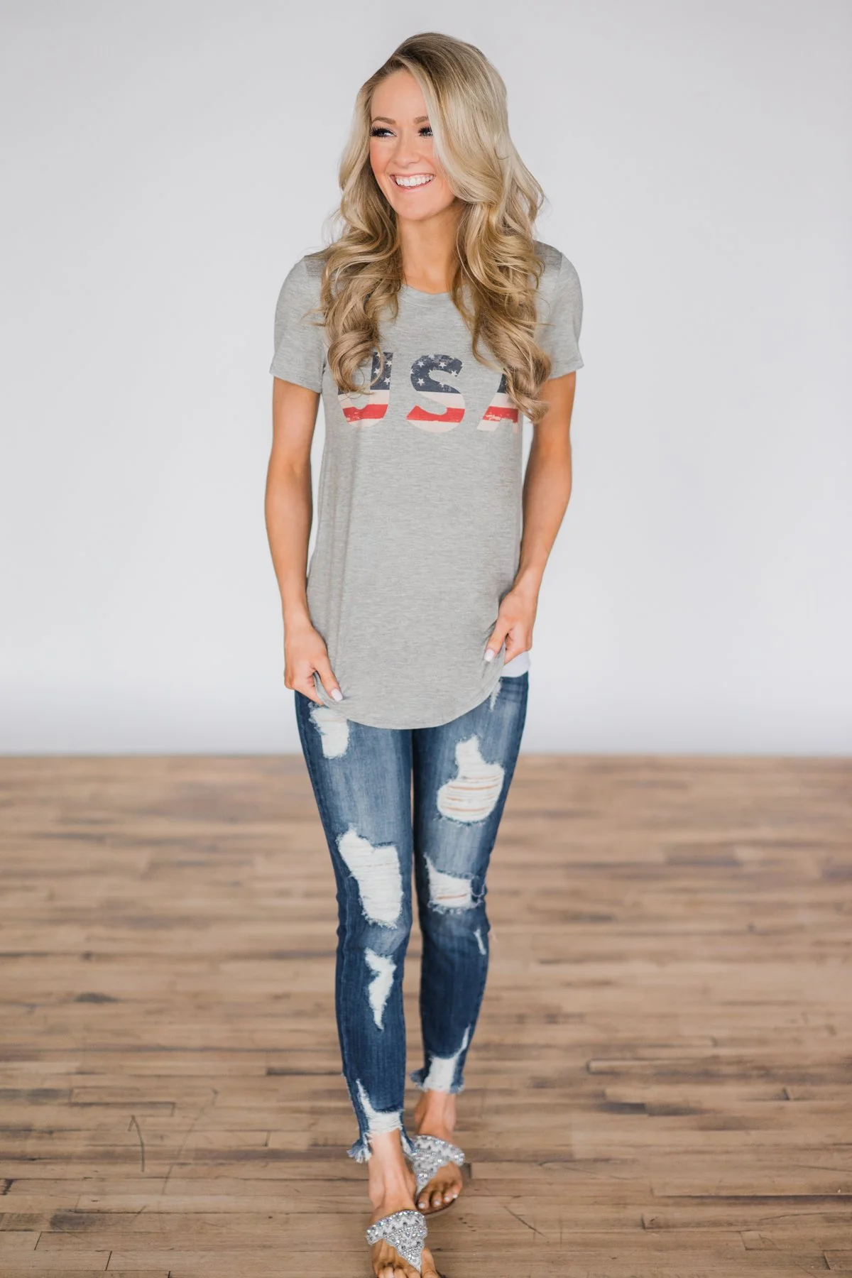 Home Grown Grey Top - Image 2