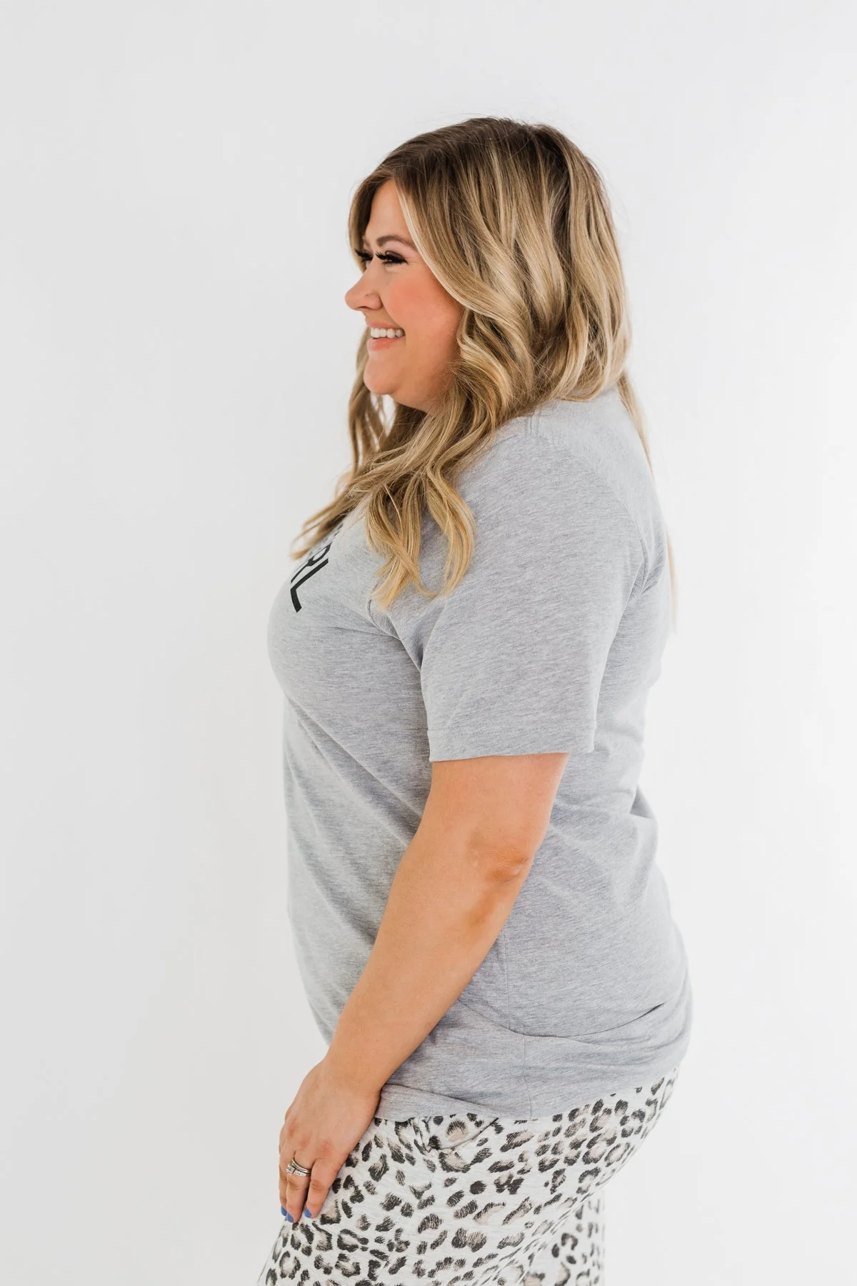 "Homegirl" Graphic Tee- Grey - Image 10