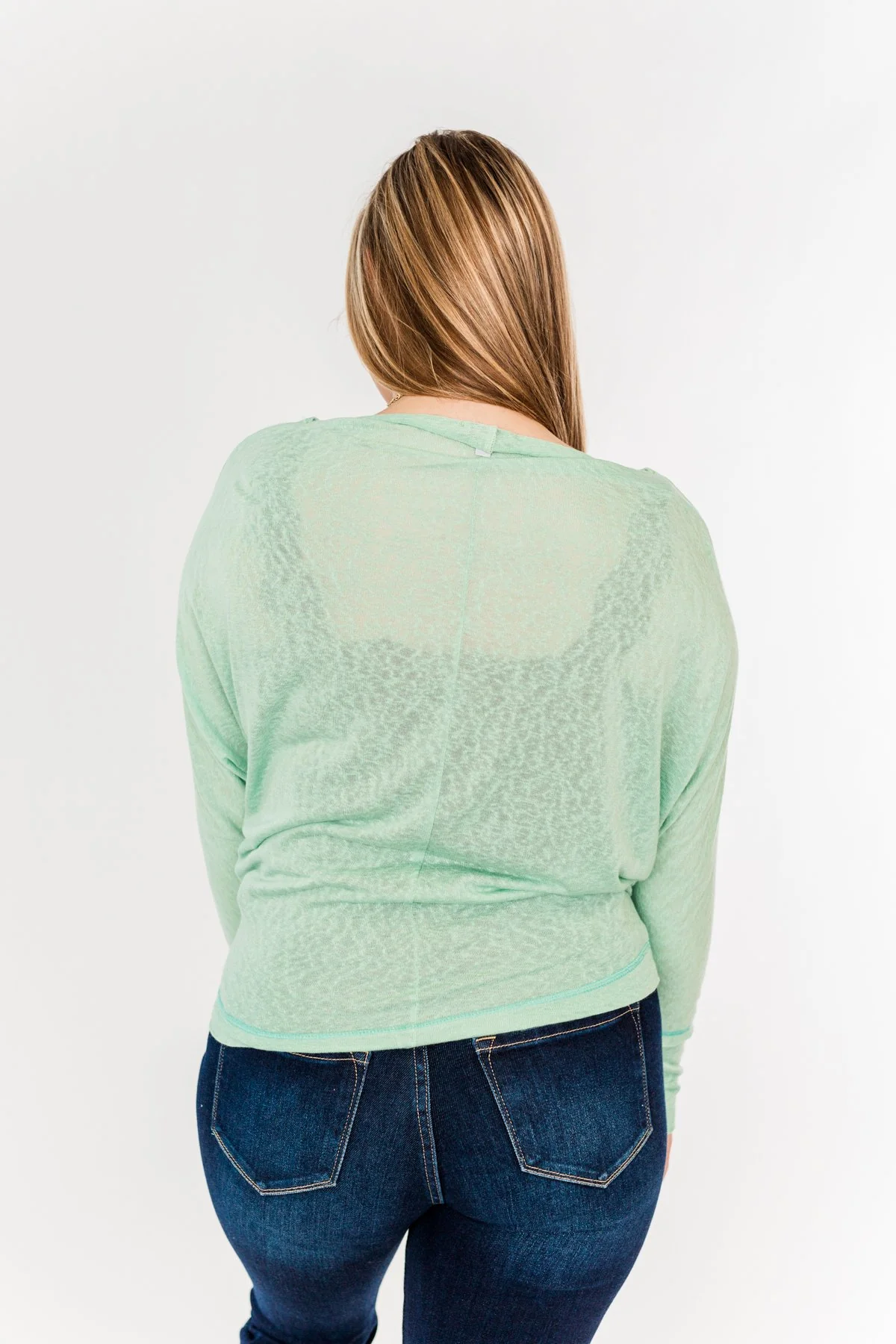 Hometown Cutie Lightweight Dolman Top- Mint - Image 16