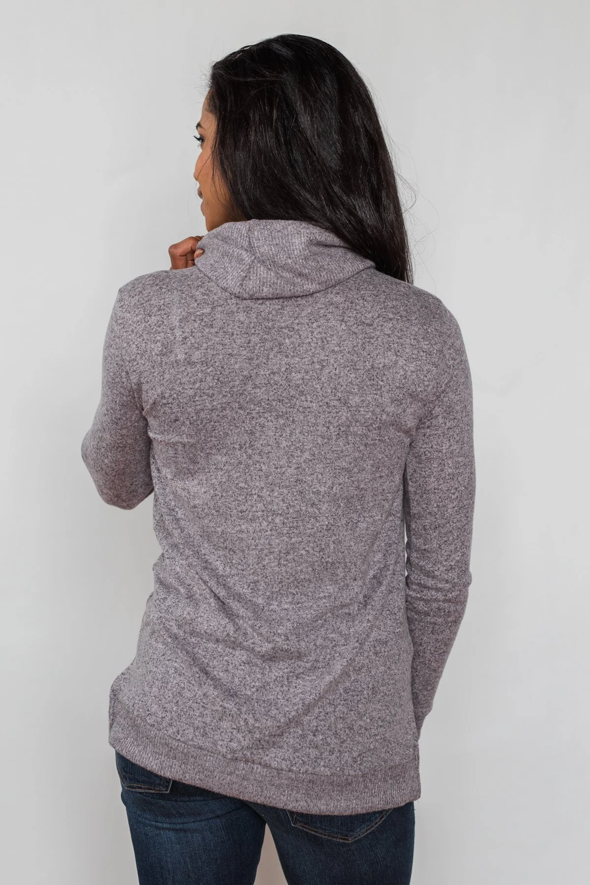 Hooked on a Feeling Cowl Neck Top - Lavender - Image 16