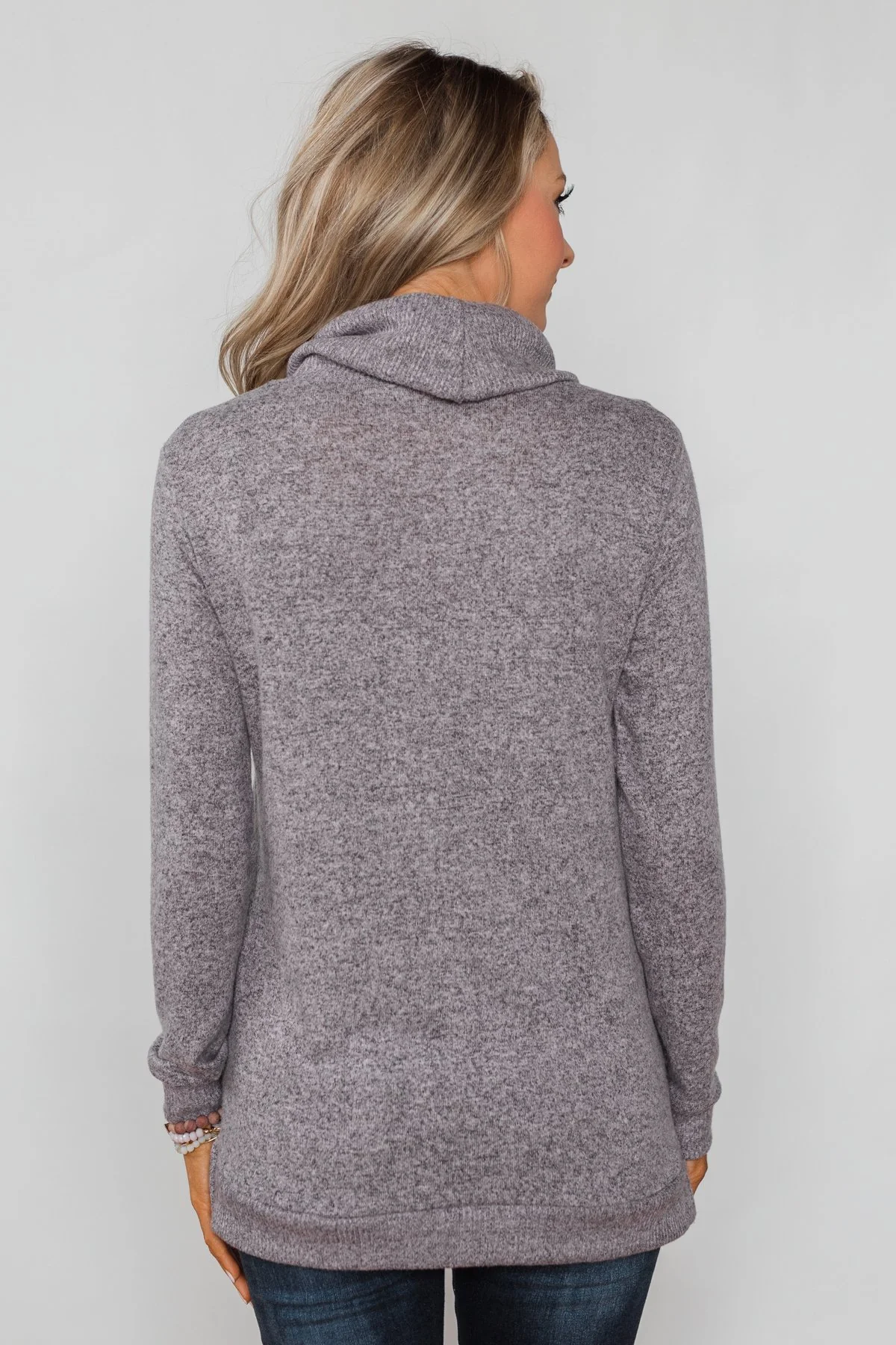 Hooked on a Feeling Cowl Neck Top - Lavender - Image 9
