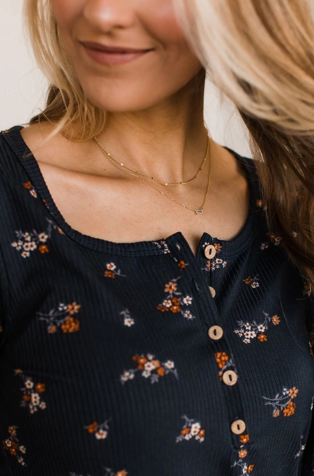 Hope Remains 2-Tier Pendant Necklace- Gold - Image 2
