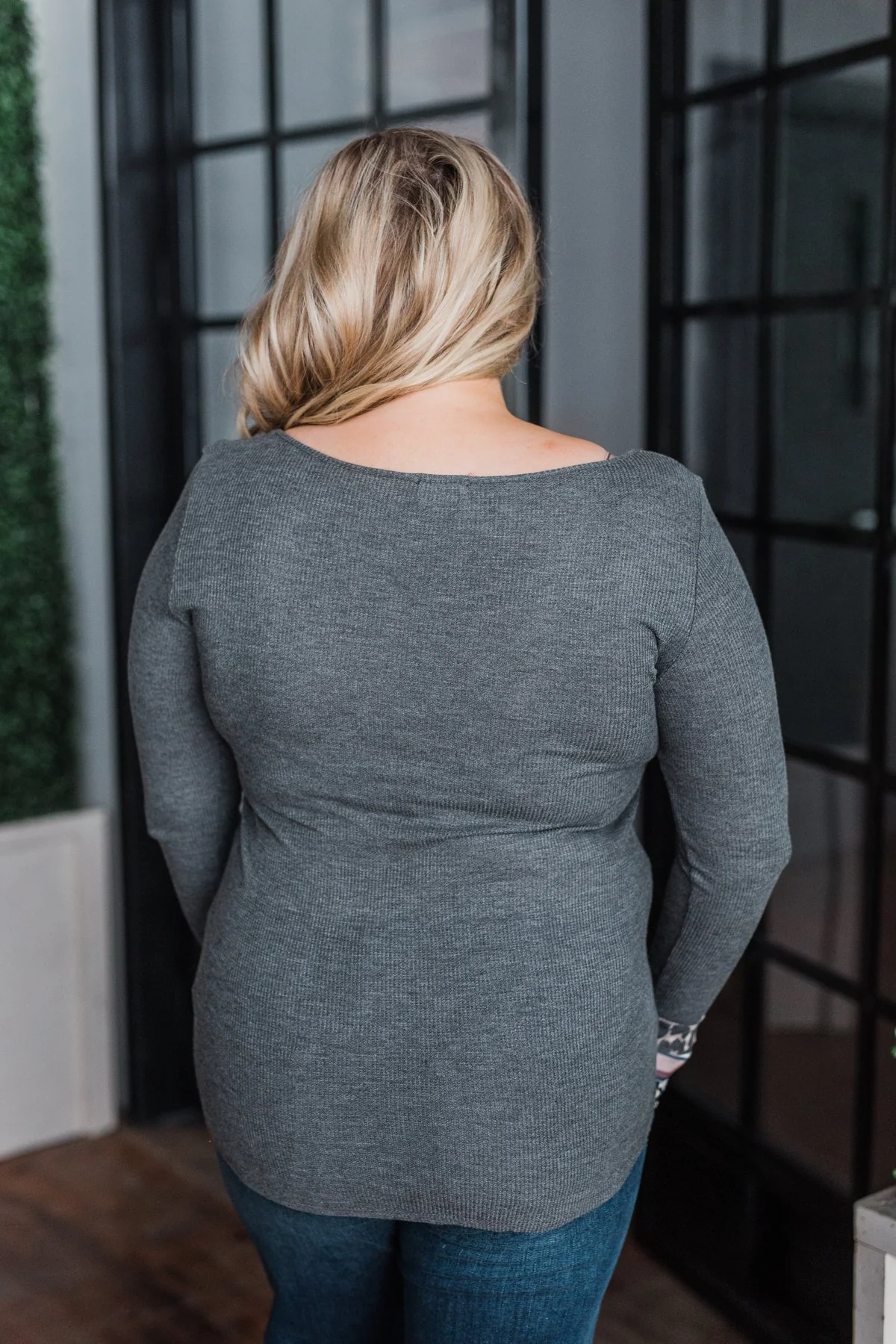 If You Wanna Thermal Top- Charcoal - Image 11