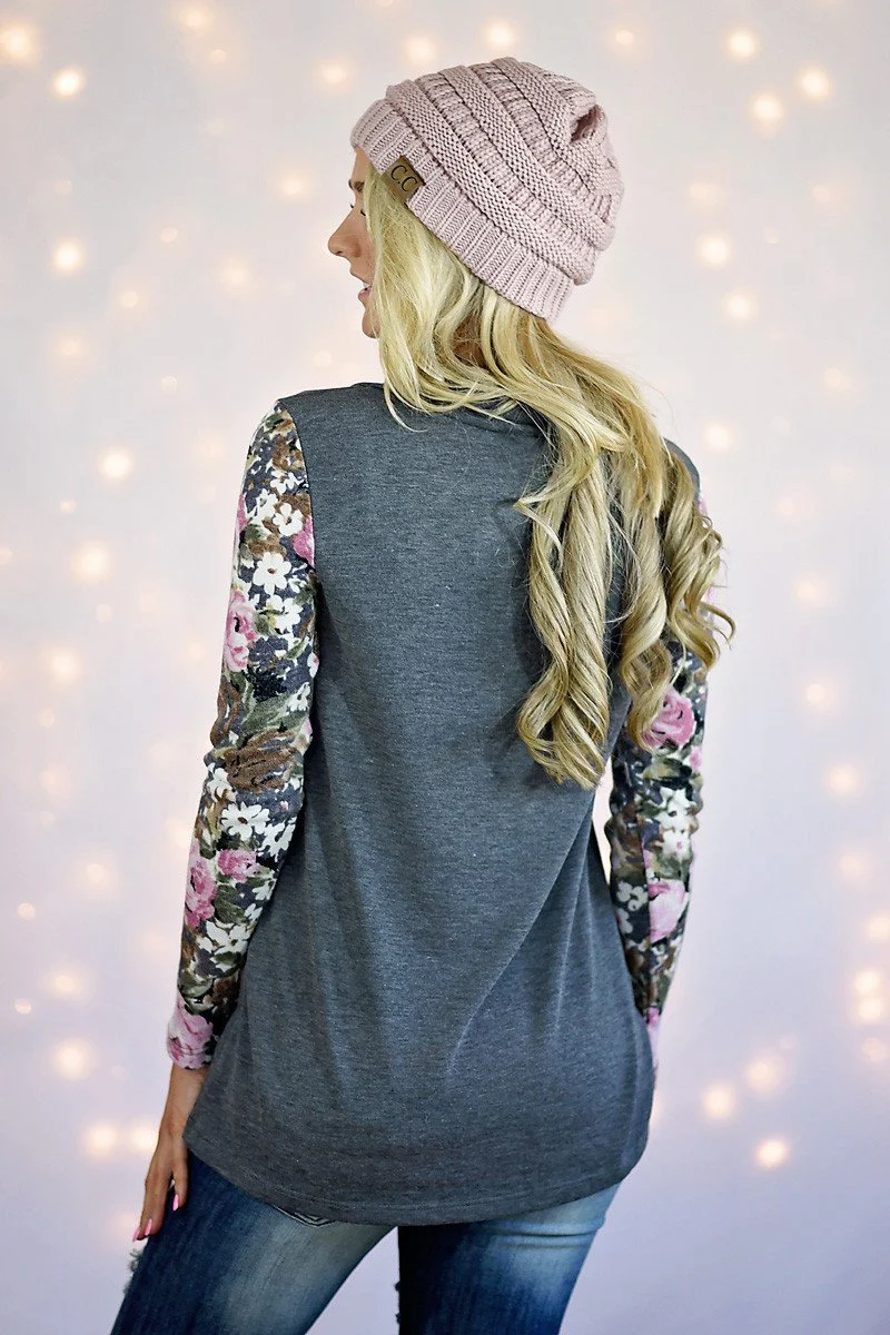 In Bloom Top ~ Grey - Image 8