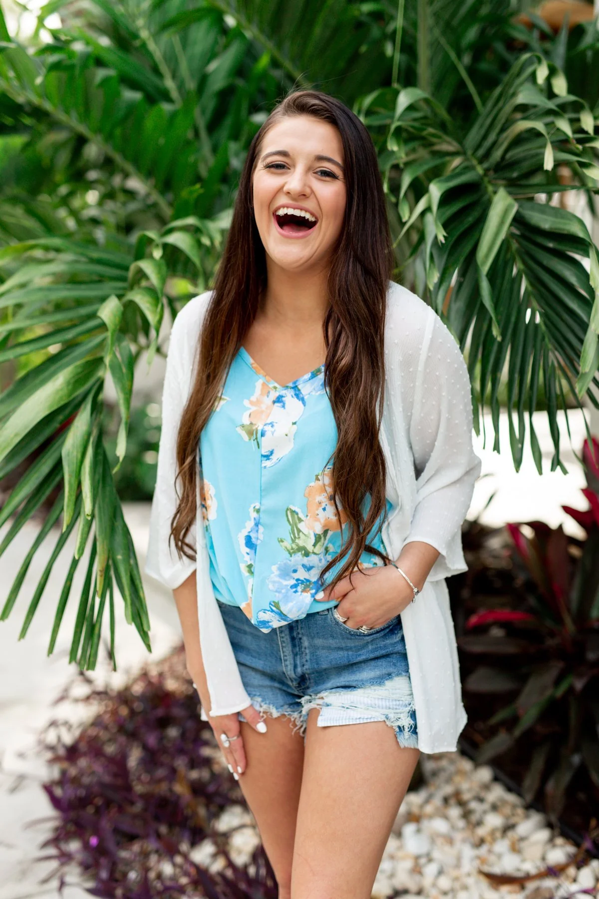 In The Breeze Bell Sleeve Kimono- Off White - Image 9