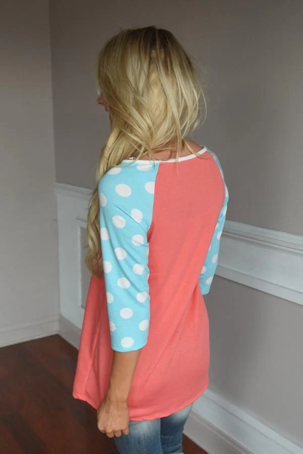 In the Groove Top ~ Coral - Image 6