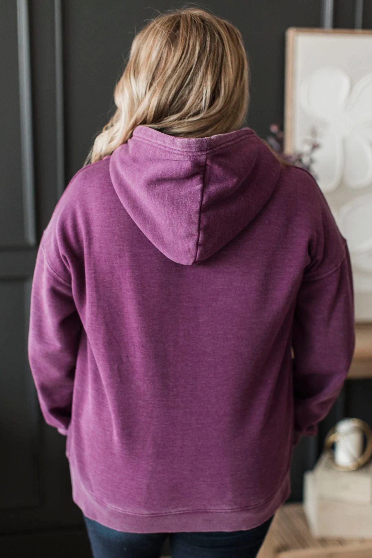 Incredible Devotion Drawstring Hoodie- Light Purple - Image 7