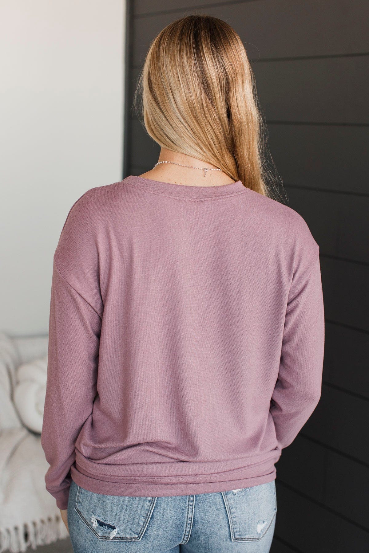 Incredible Love Long Sleeve Top- Dusty Lavender - Image 7