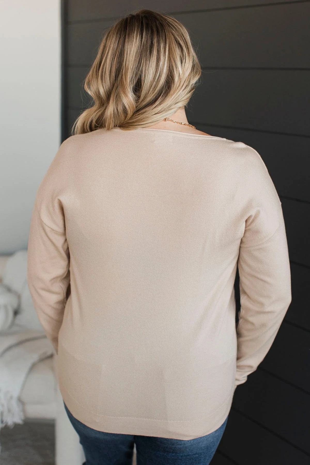 Infatuated With You Knit Sweater- Almond - Image 8