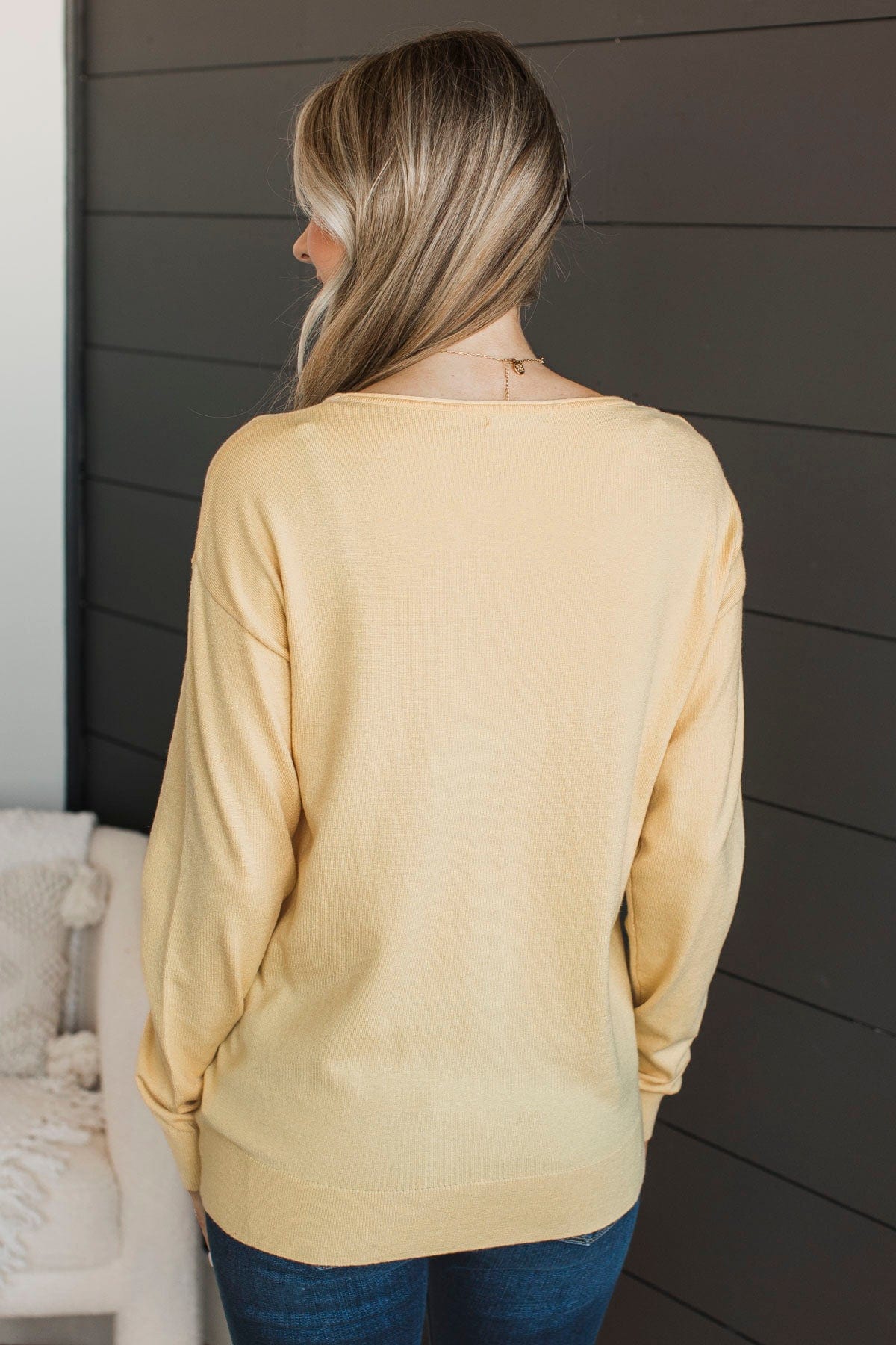 Infatuated With You Knit Sweater- Yellow - Image 7