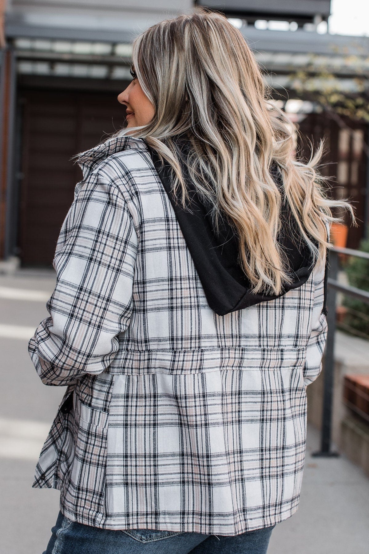 Infinite Possibilities Lightweight Jacket- Ivory & Black - Image 7