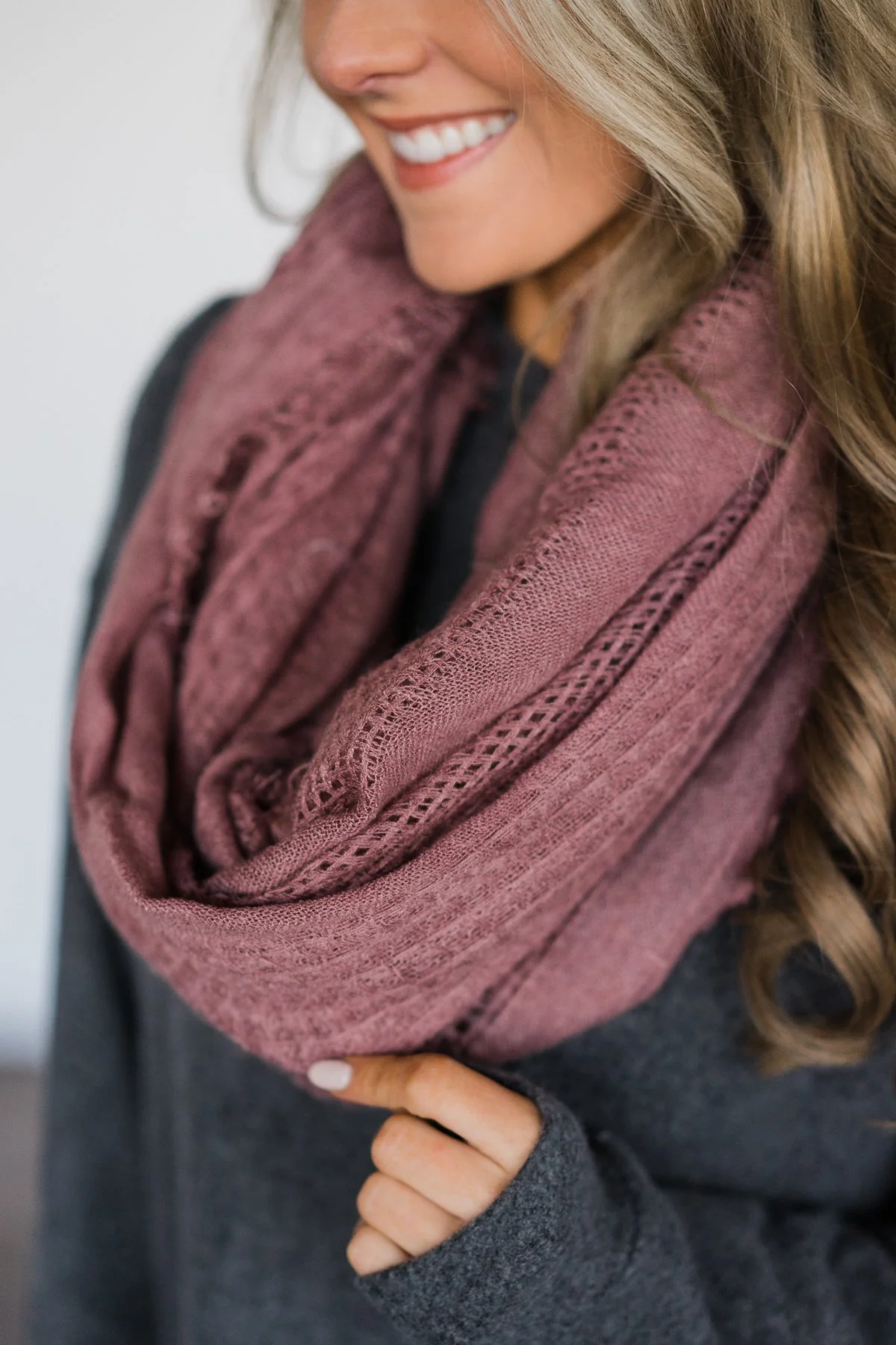Infinity Scarf - Light Mulberry - Image 2