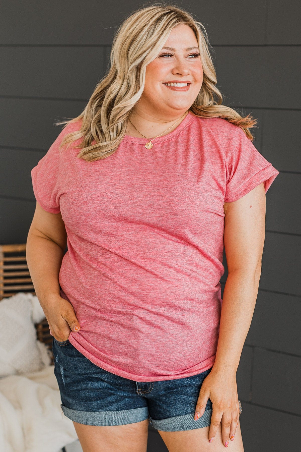 Instant Crush Knit Top- Pink - Image 2