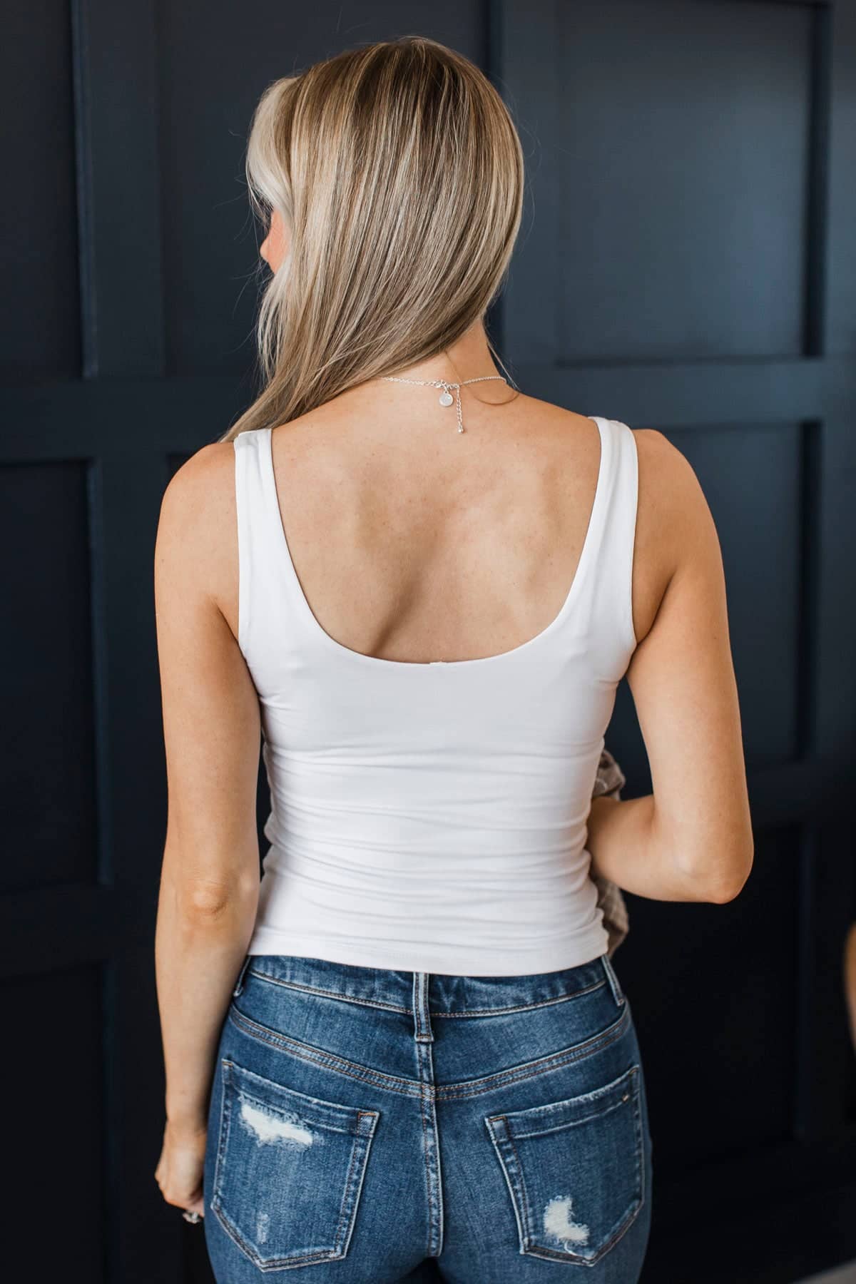 Isn't She Lovely Knit Tank Top- Off-White - Image 6
