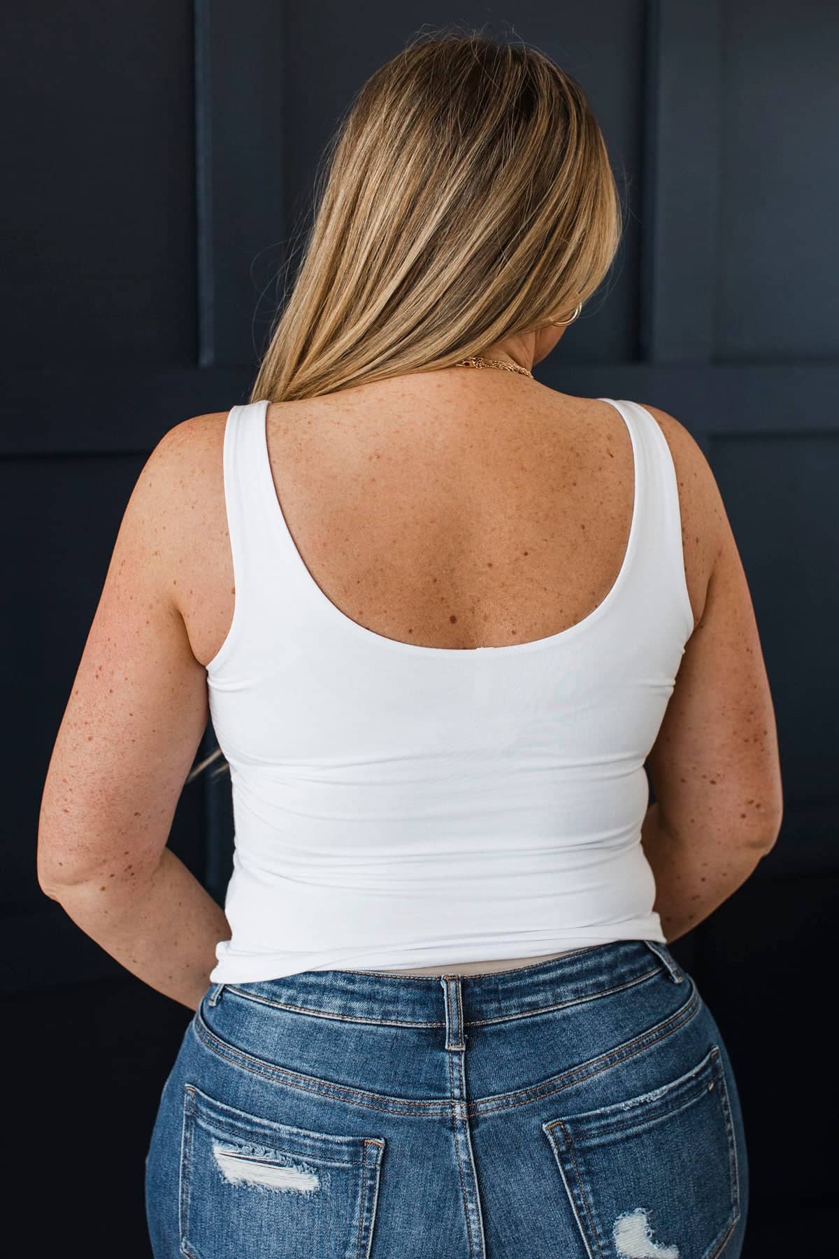 Isn't She Lovely Knit Tank Top- Off-White - Image 7