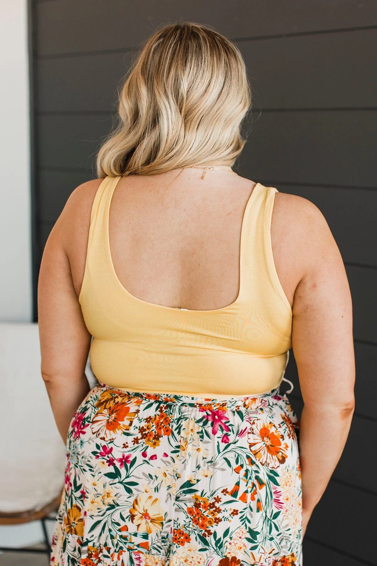 Isn't She Lovely Knit Tank Top- Yellow - Image 8