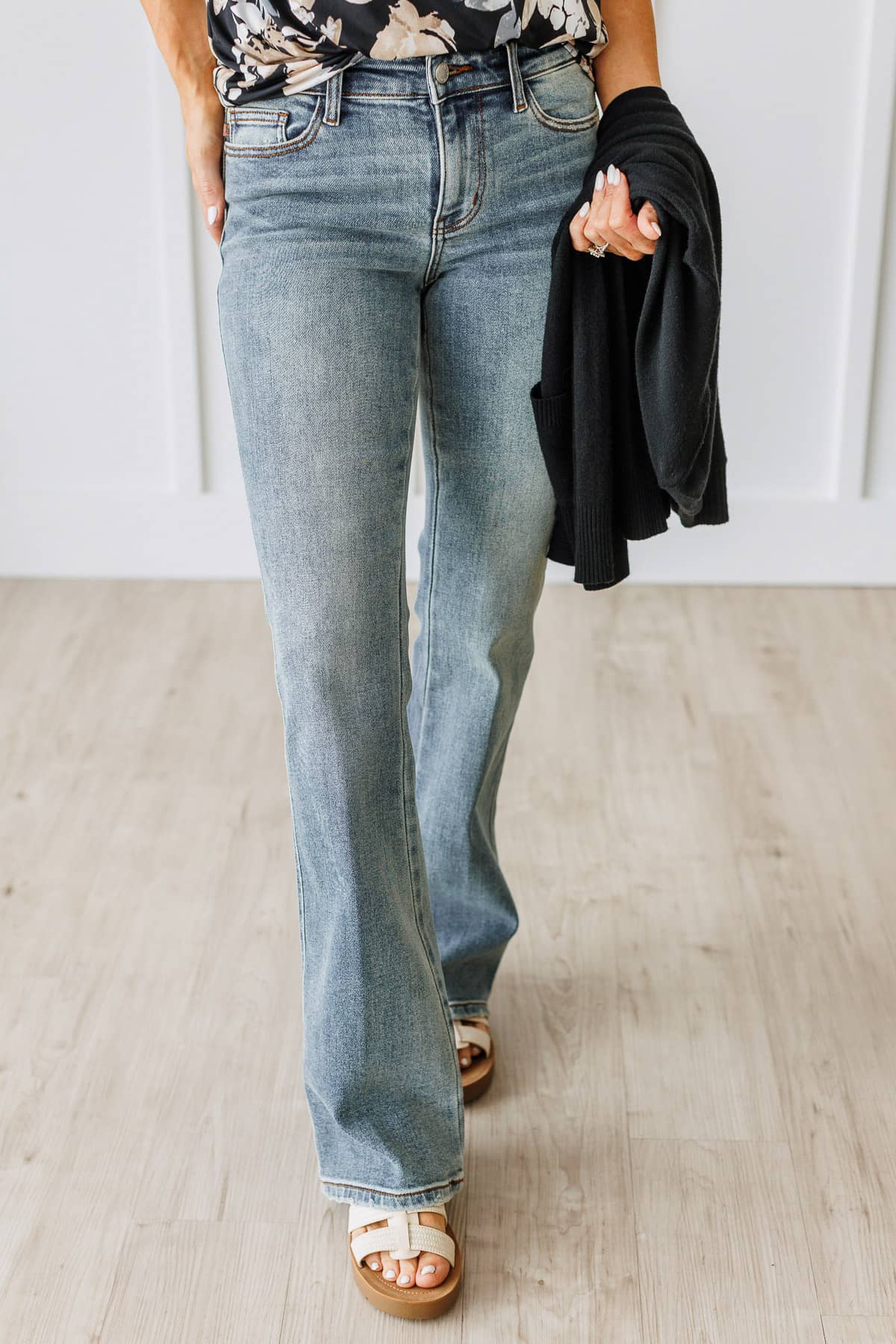 Judy Blue Low Rise Bootcut Jeans- Liliana Wash - Image 4