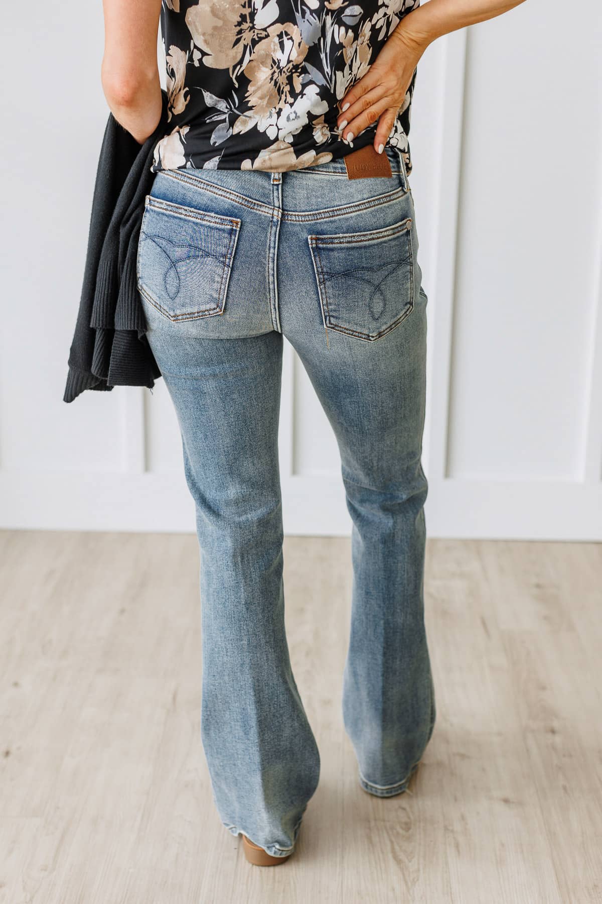 Judy Blue Low Rise Bootcut Jeans- Liliana Wash - Image 7