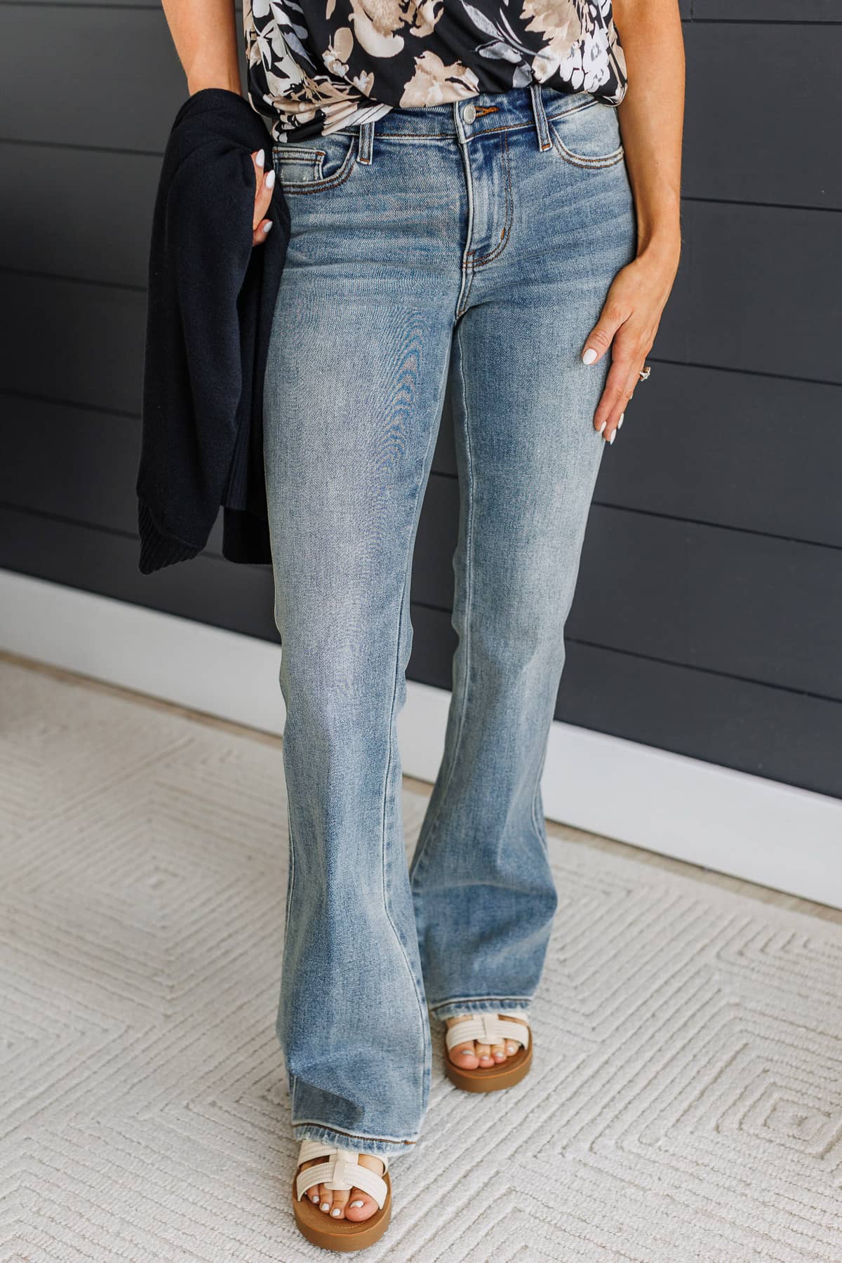 Judy Blue Low Rise Bootcut Jeans- Liliana Wash - Image 8