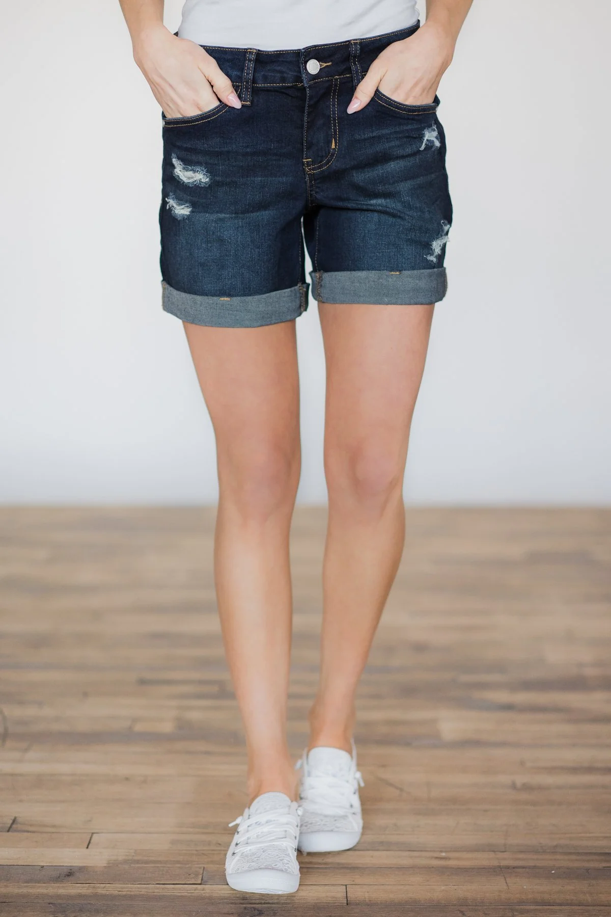 Judy Blue Denim Shorts - Allison Wash - Image 2