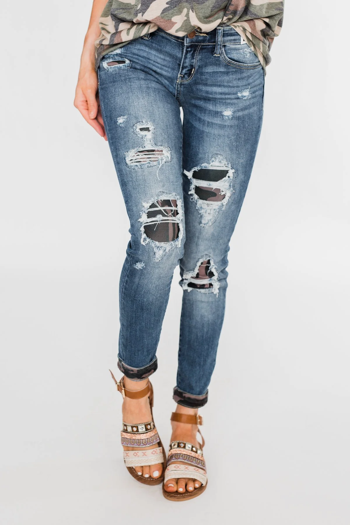 Judy Blue Jeans- Camo Patch - Image 3