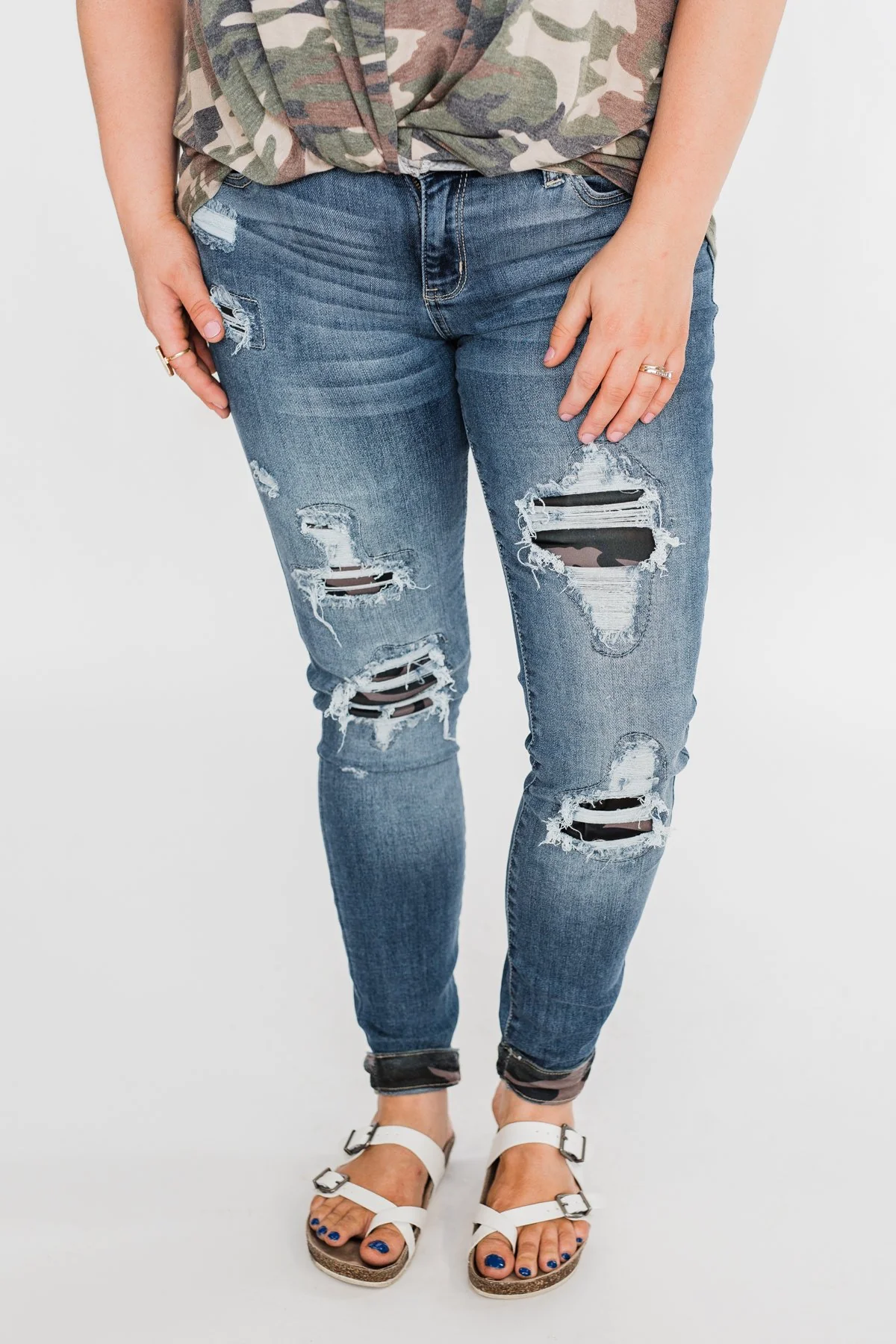 Judy Blue Jeans- Camo Patch - Image 4