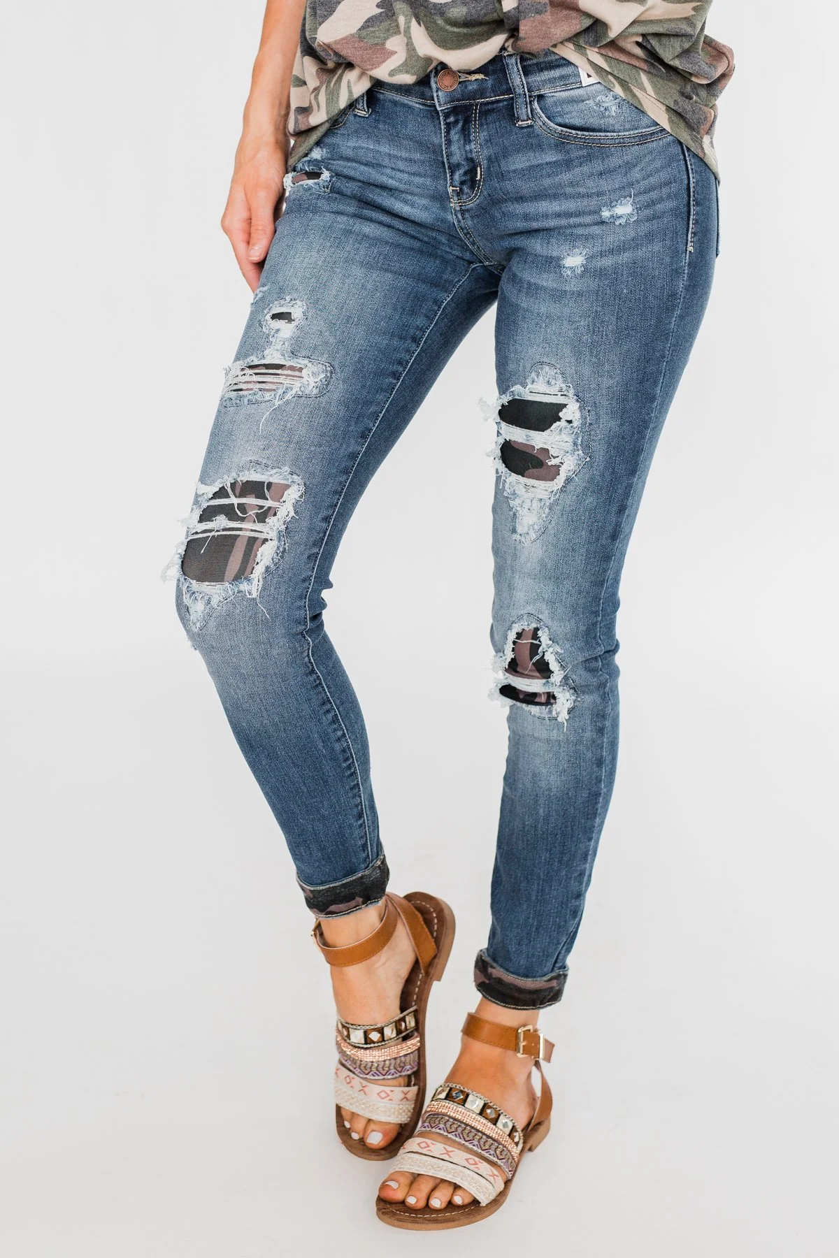 Judy Blue Jeans- Camo Patch - Image 7