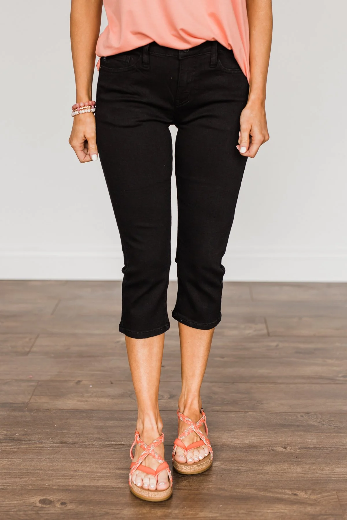 Judy Blue Mid-Rise Capris- Adaline Wash - Image 3