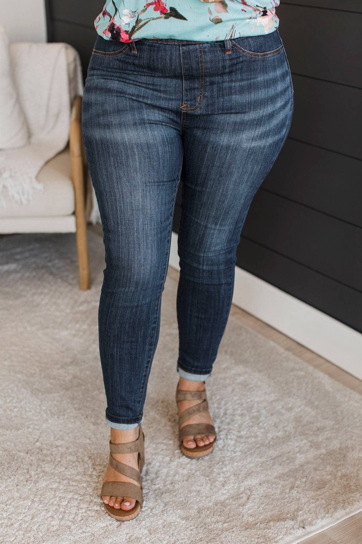 Judy Blue Skinny Jeans- Essie Wash - Image 2