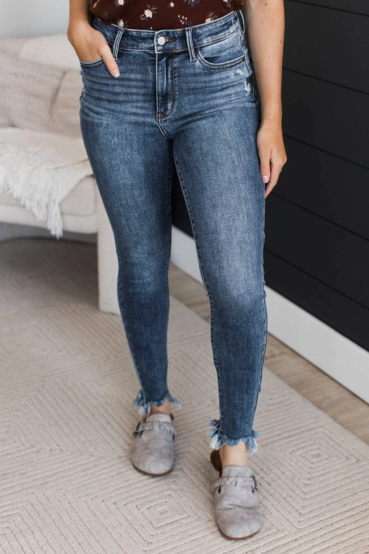 Judy Blue Skinny Jeans- Ira Wash - Image 2