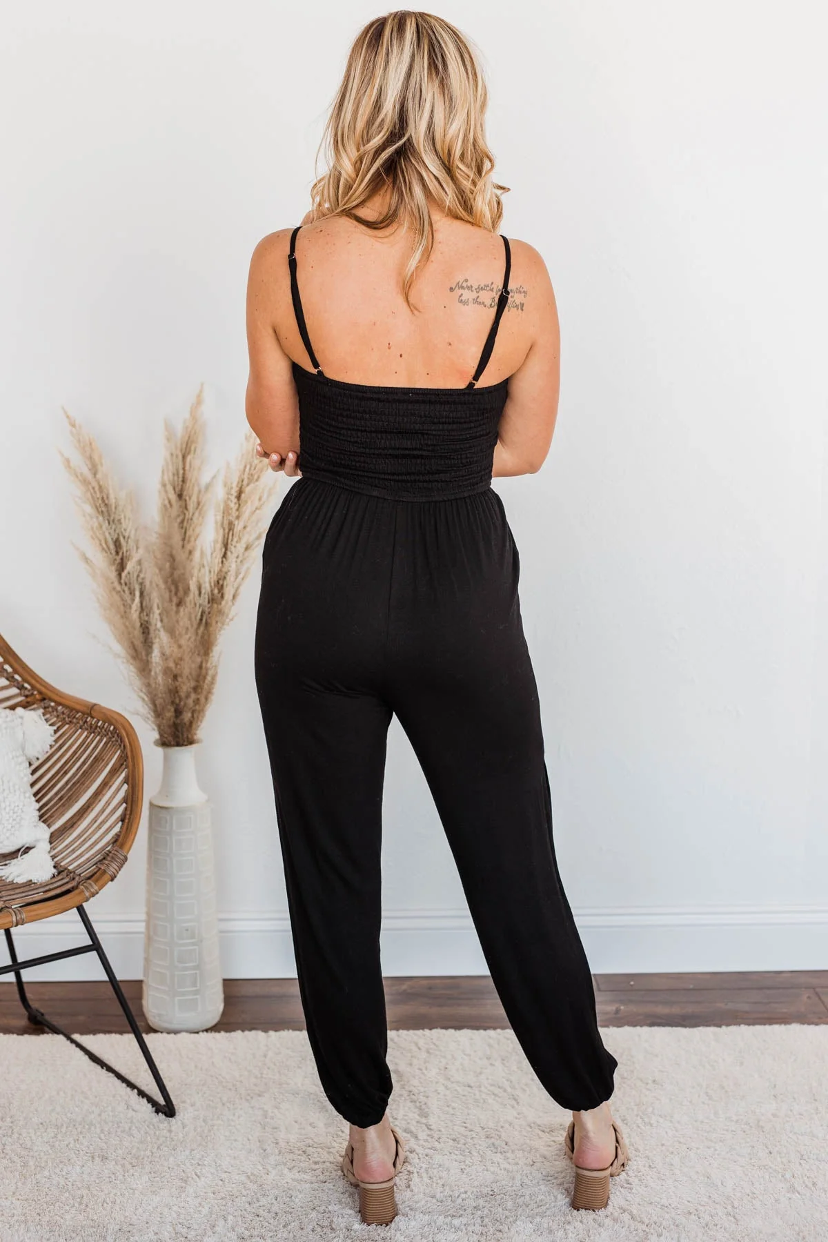 Jumping For Joy Jumpsuit- Black - Image 10