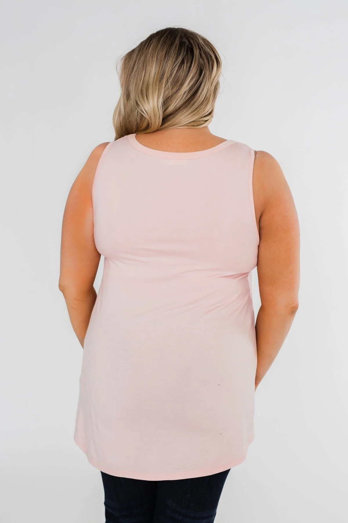 Just A Hint Of Camo Tank Top- Blush - Image 10