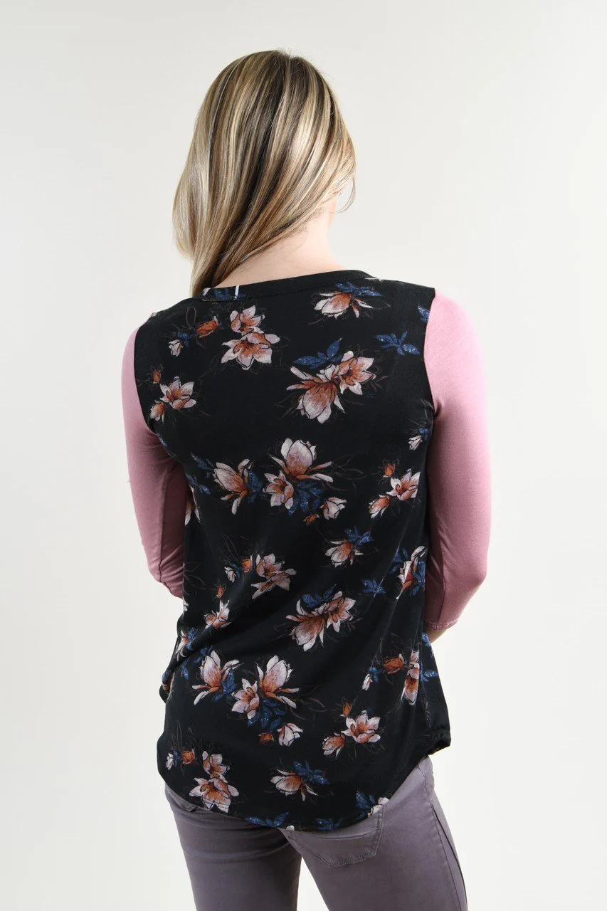 Just a Tease Floral Top - Image 9