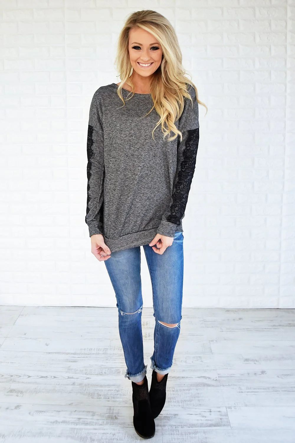 Just a Touch of Lace Sweater - Image 3