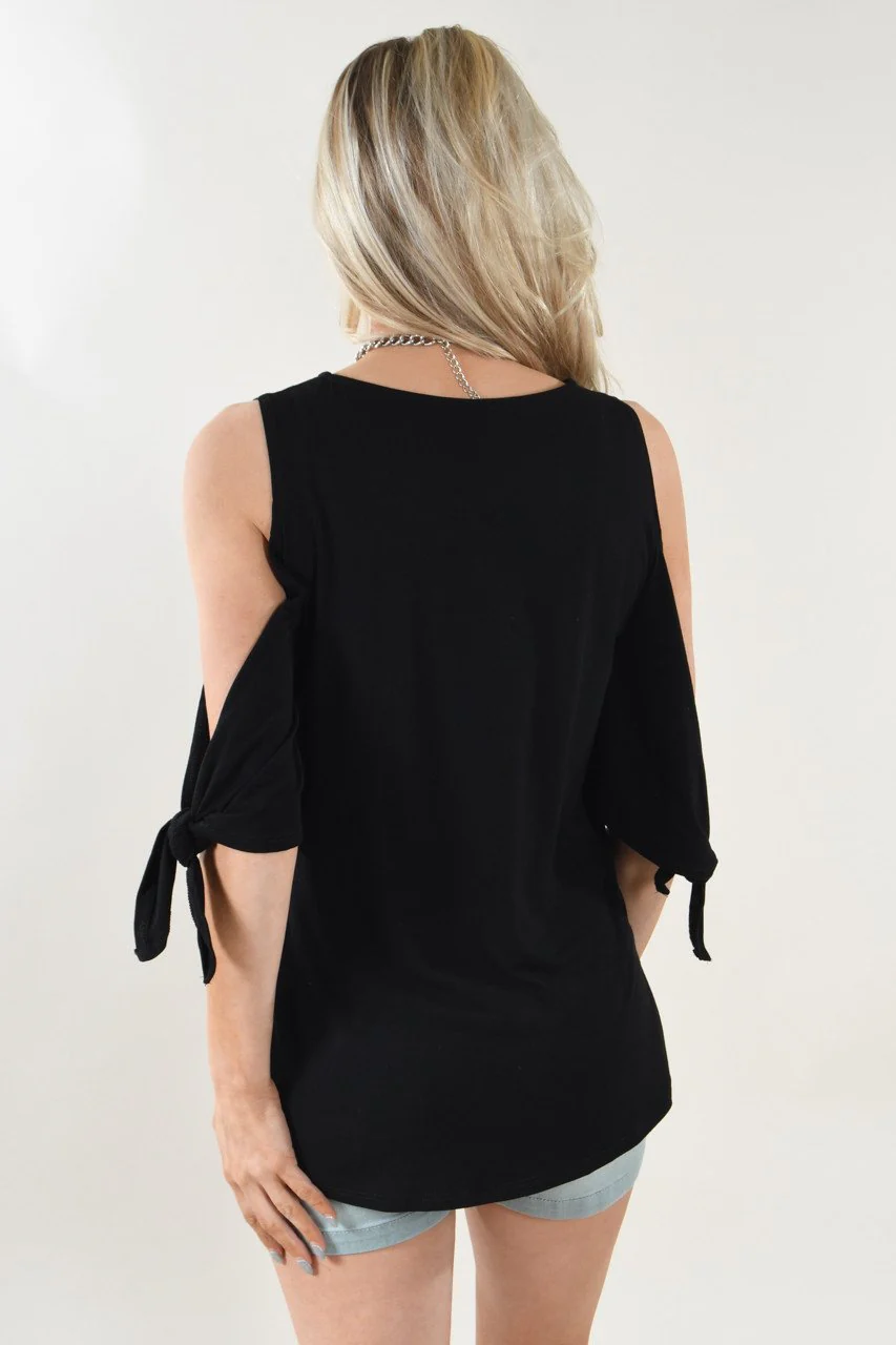 Just My Type Cold Shoulder Top - Image 6