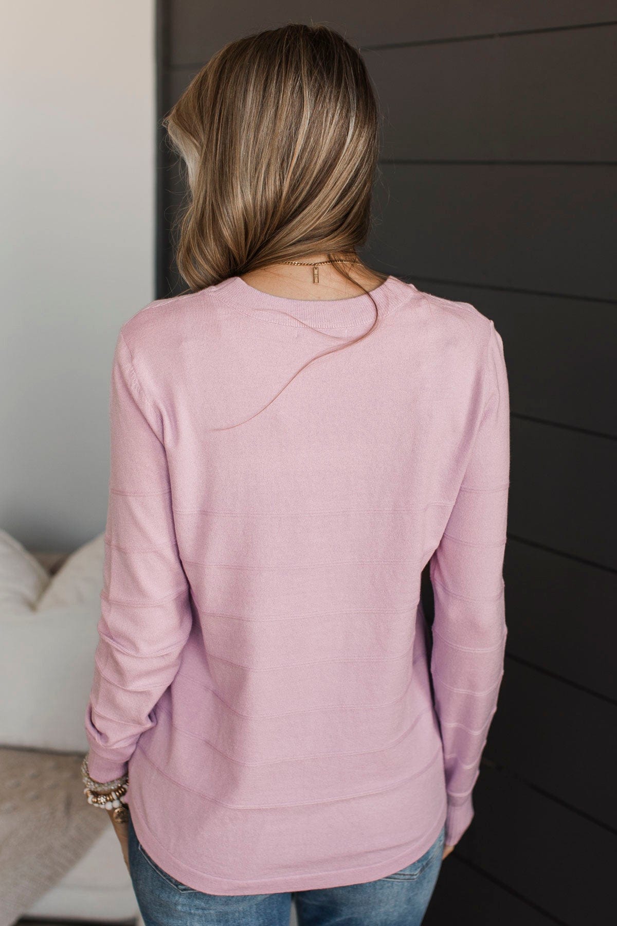 Just To See You Knit Sweater- Lilac - Image 6