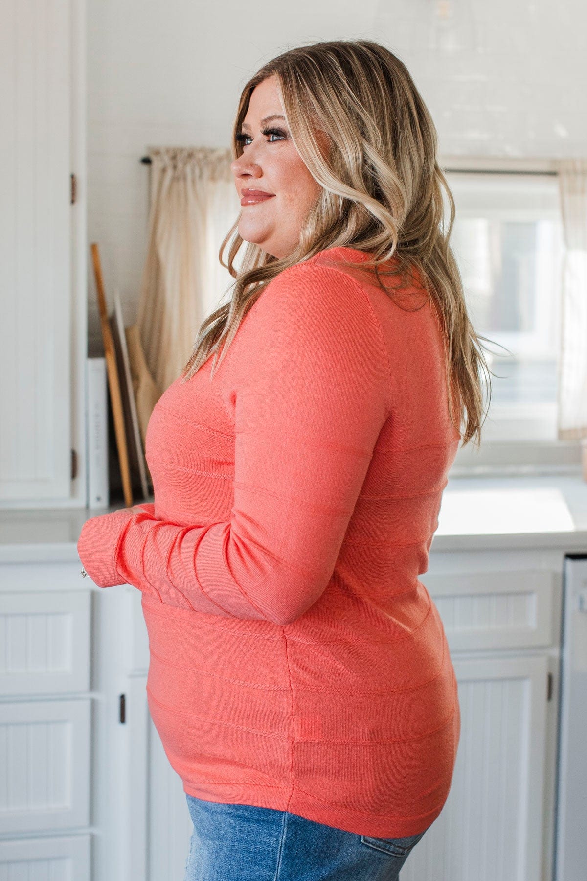 Just To See You Knit Sweater- Papaya - Image 6