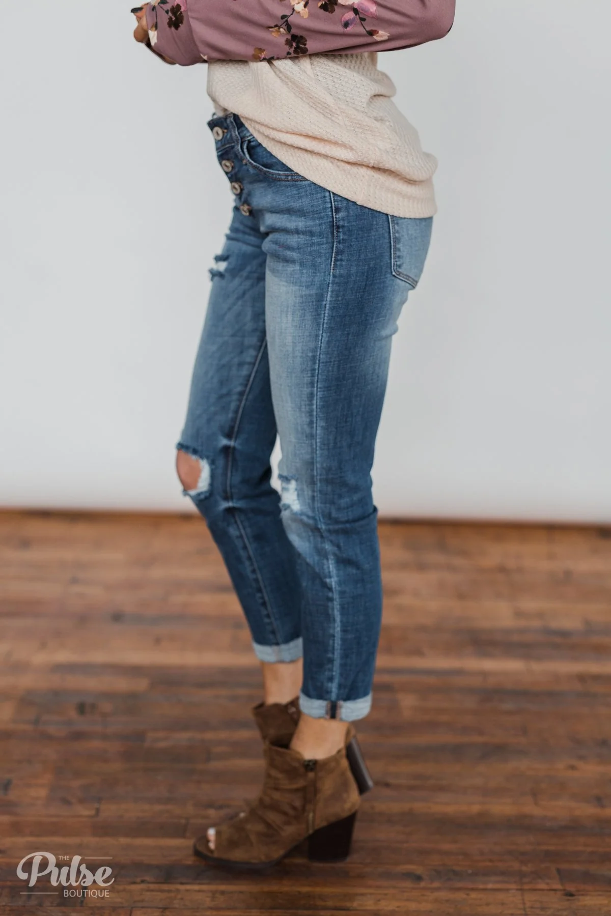 Kan Can Boyfriend Jeans- Scarlett Wash - Image 5