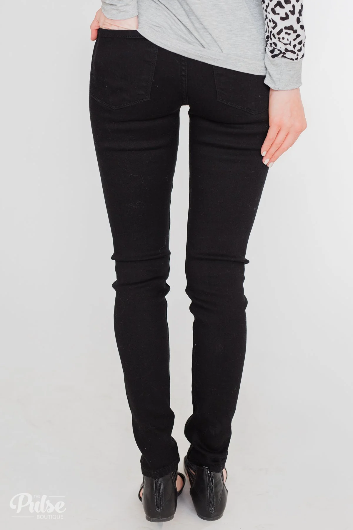 KanCan Black Jeans - Aubrey Wash - Image 6