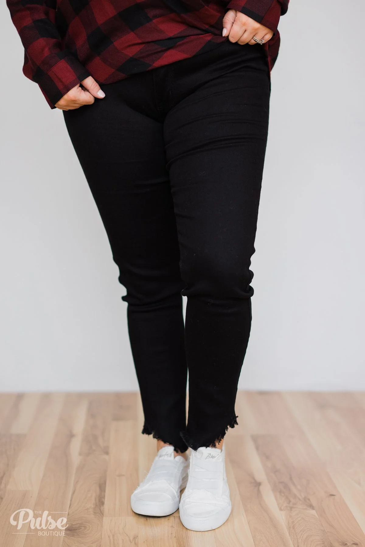 Kan Can Jeans- Black Ankle Distressed - Image 5
