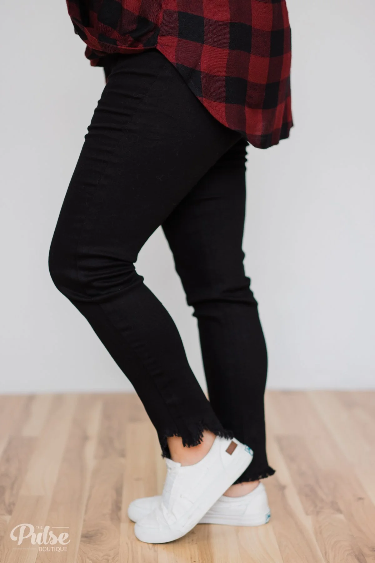 Kan Can Jeans- Black Ankle Distressed - Image 6
