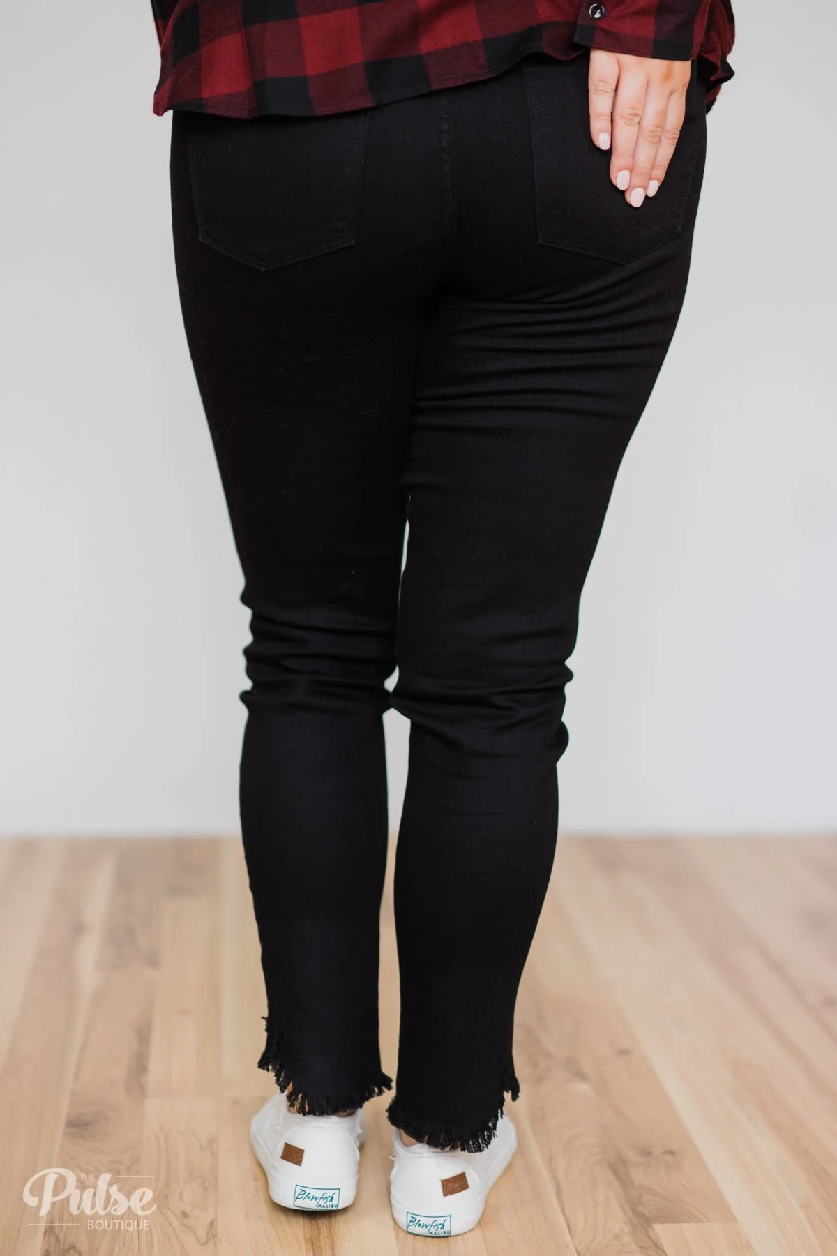 Kan Can Jeans- Black Ankle Distressed - Image 7
