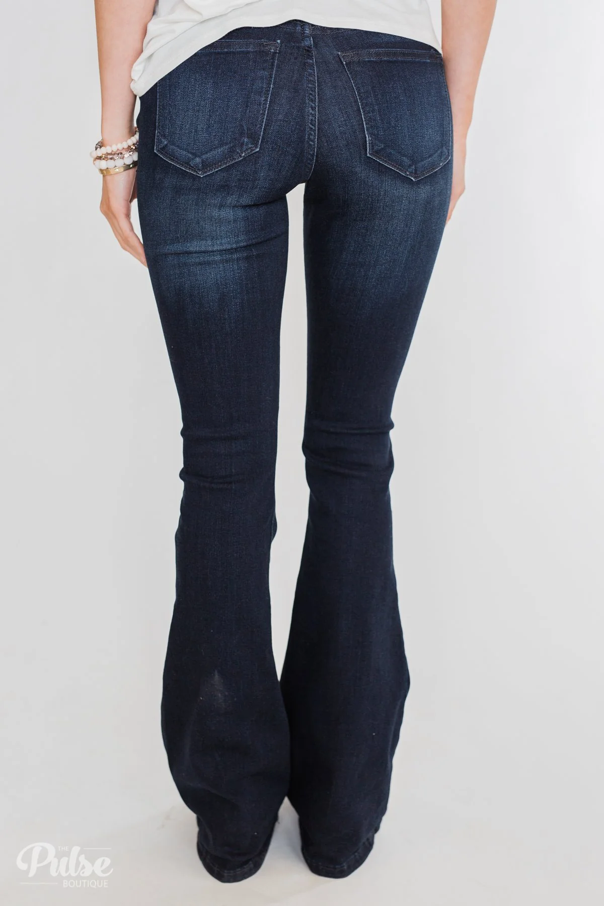 Kan Can Jeans- Dark Wash Flare - Image 6