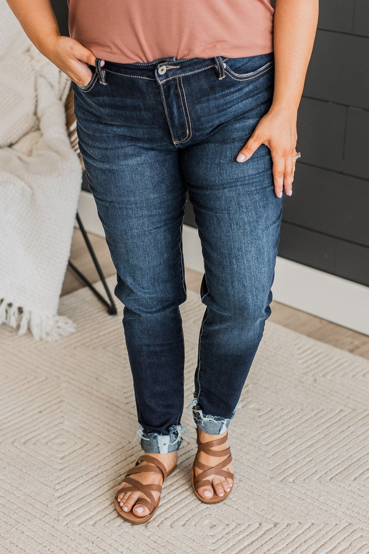 KanCan Skinny Jeans- Hadley Wash - Image 4